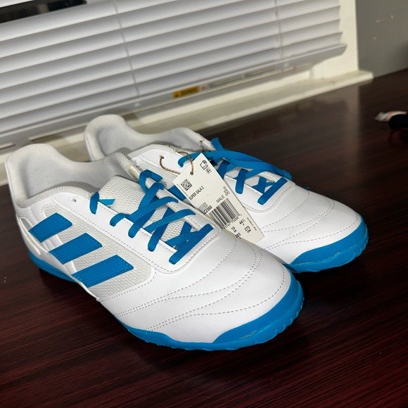Adidas Indoor Soccer, Super Sala 2  (Blue and white) Size 10.5 US Mens - Picture 5 of 9